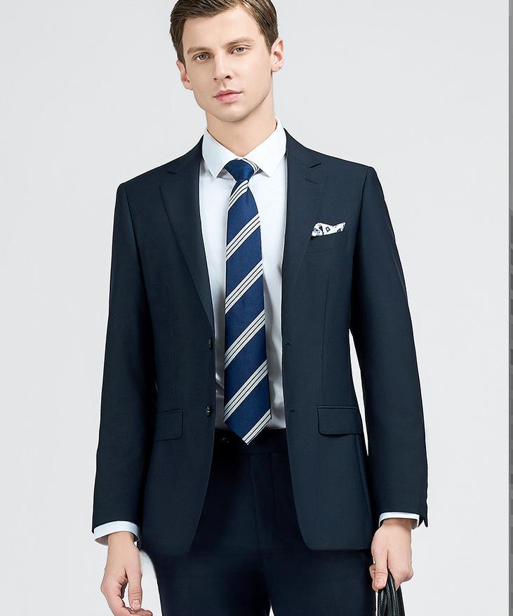 Men's suits, men's wedding groomsmen suits, 70% wool suits, men's corporate executive work clothes