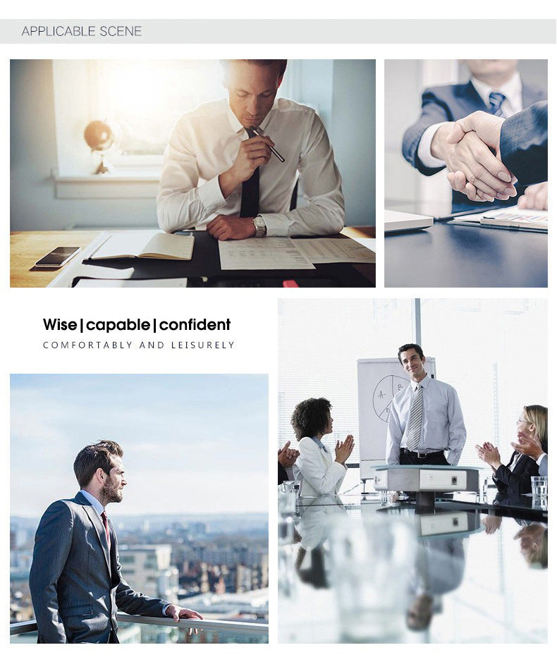 Spring and autumn casual tops, professional shirts, company work clothes, high-end commuting, iron-free business white shirts