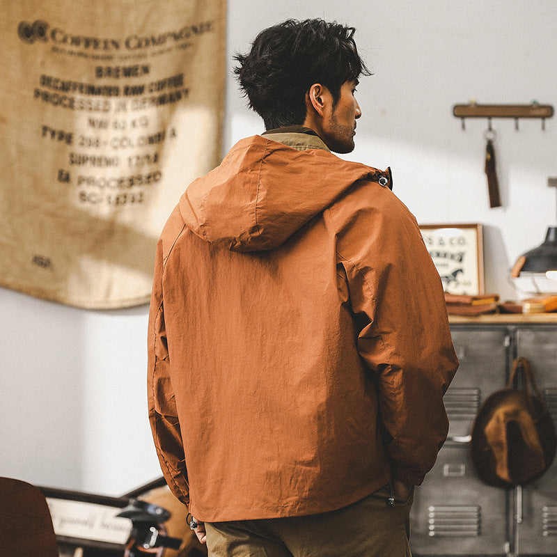 Retro outdoor jacket men's autumn jacket men's casual work jacket
