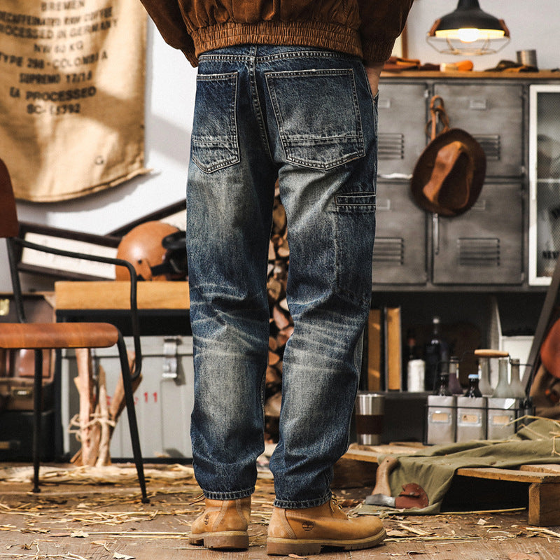 Men's Spring 2025 New Fashion Loose Wide-leg Casual Long Pants