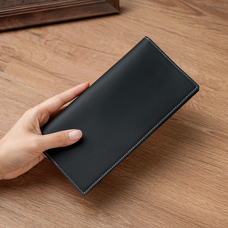 Full top-grain cowhide wallet, genuine leather, high-end, multi-card slots, business, comfortable clutch, long style