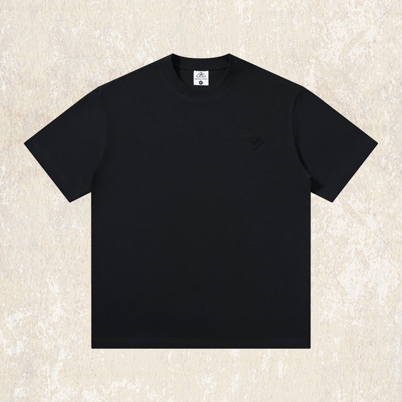 American heavyweight T-shirt men's summer short-sleeved 2025 new trendy brand loose tops men