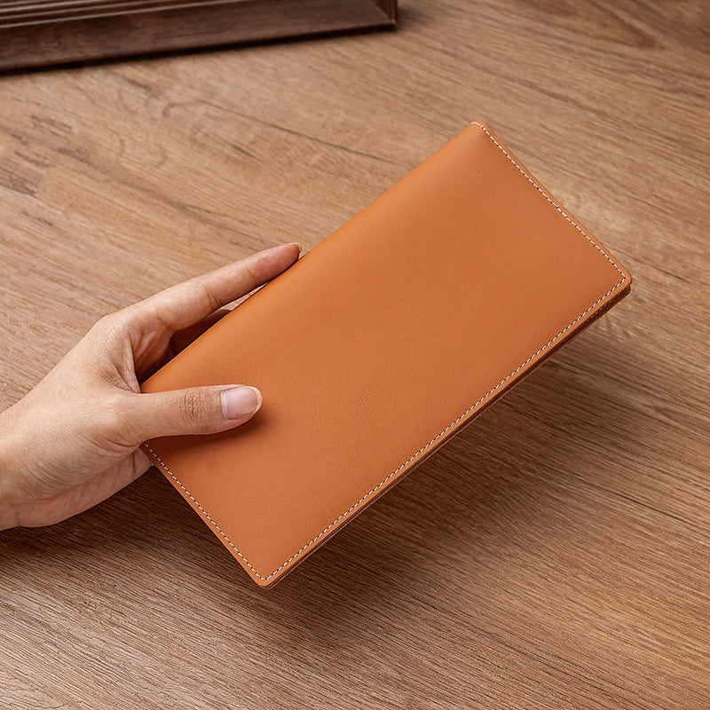 Full top-grain cowhide wallet, genuine leather, high-end, multi-card slots, business, comfortable clutch, long style