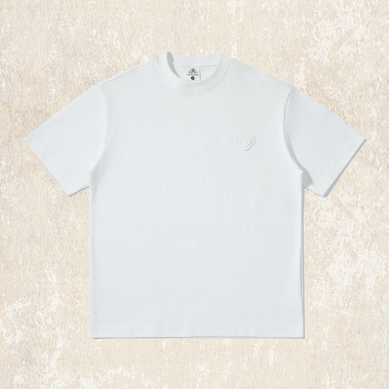 American heavyweight T-shirt men's summer short-sleeved 2025 new trendy brand loose tops men
