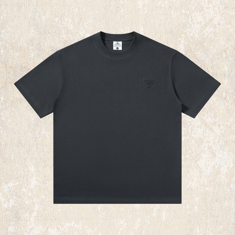 American heavyweight T-shirt men's summer short-sleeved 2025 new trendy brand loose tops men