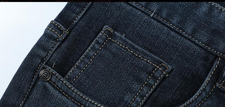 Small straight business casual versatile men's trousers elastic slim trousers
