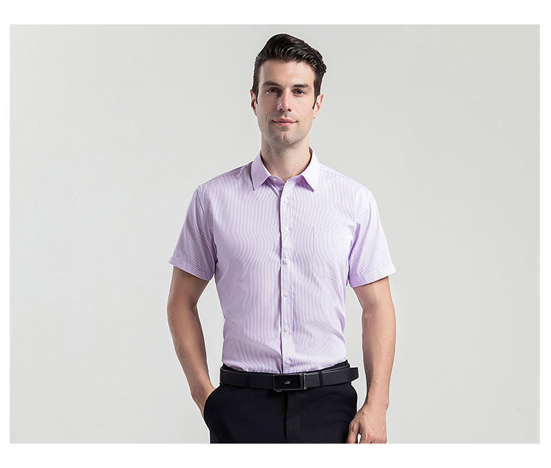 Business commuting men's summer top short sleeves