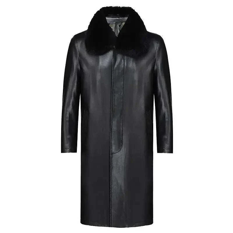 PU Leather french coat