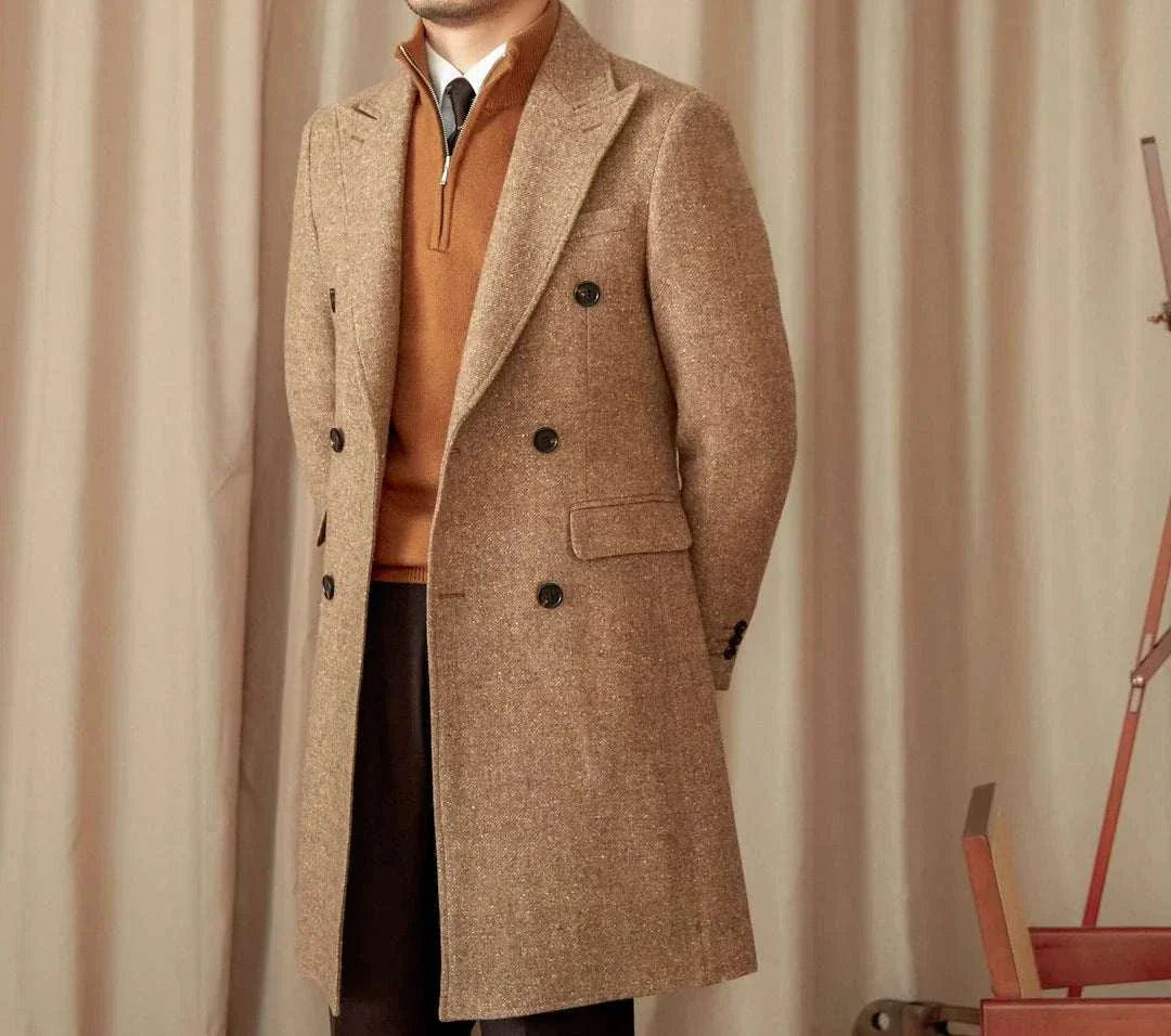 Old money wool premium coat