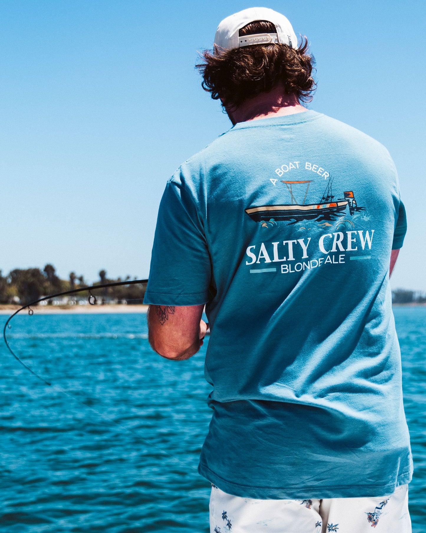 Salty Brew Tee - Slate